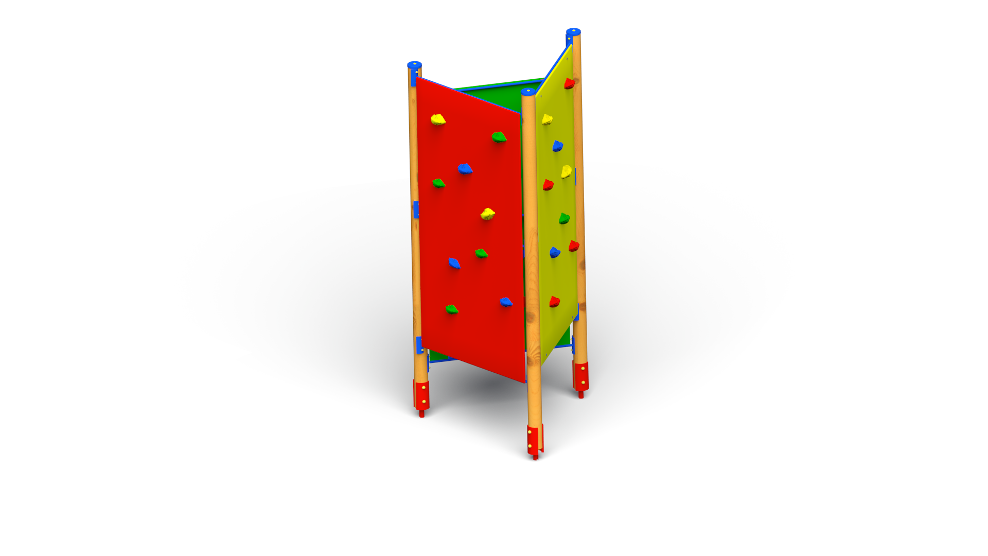 Ścianka wspinaczkowa potrójna